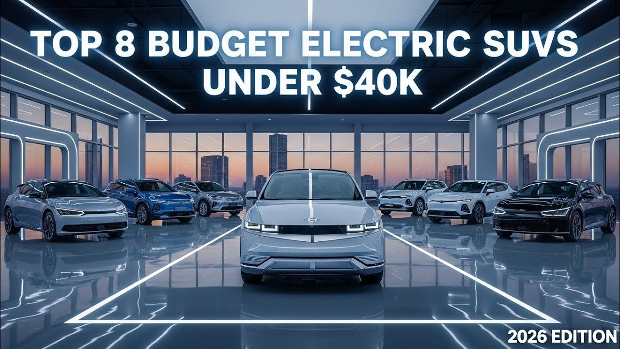 Top 8 Budget Electric SUVs Under $40,000 - Best Affordable EVs to Buy in 2026