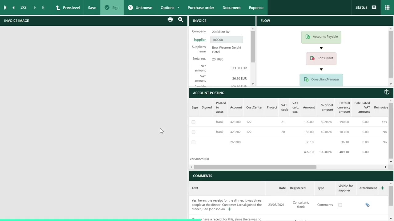 AP Automation Software │ Rillion Prime Demo