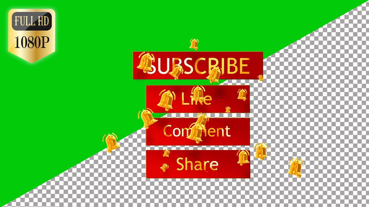YouTube Subscribe Buttons & Lower Thirds-Free Top 16 Buttons- Download Links In Description.