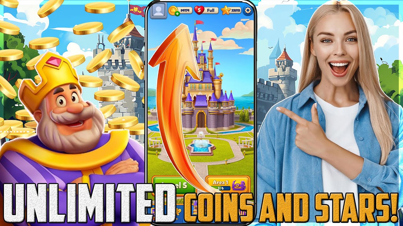 Royal Match Hack/Mod apk - How to Get Unlimited Coins and Stars in Royal Match (iOS, Android) 2025