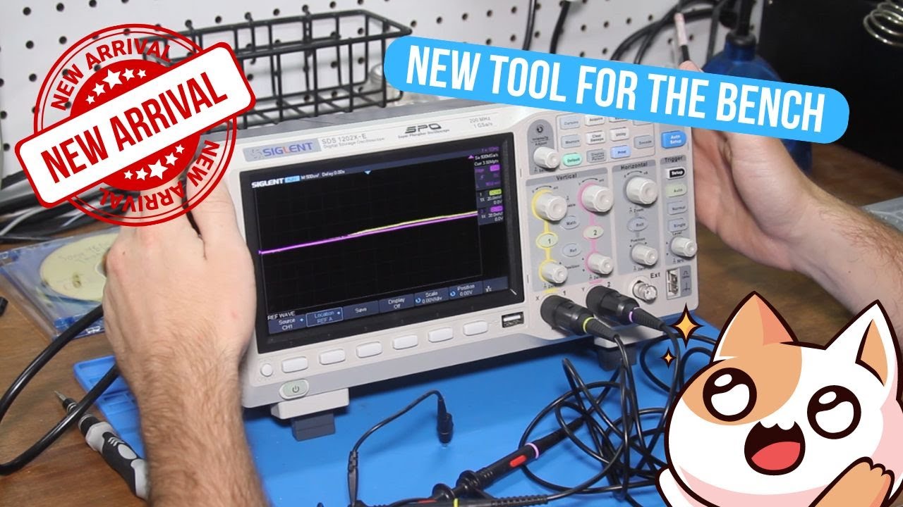 A Silly Unboxing Video: New Siglent oscilloscope for the bench