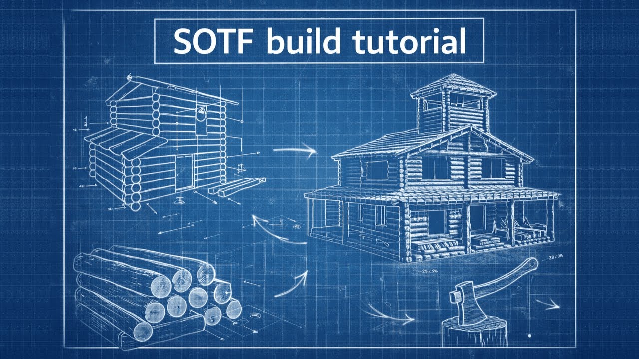 Sons of the Forest - How to Tutorial - No More Pillars!