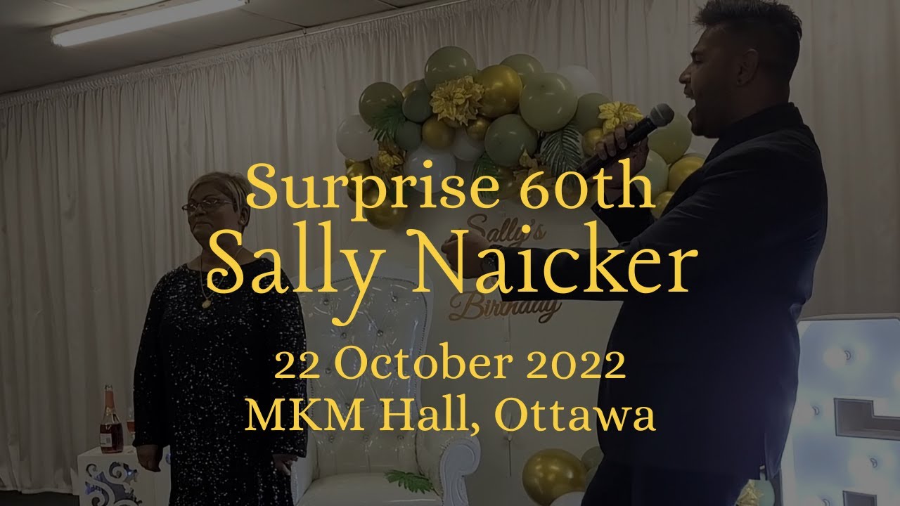 Suprise 60th Birthday | Sally Naicker | Events 2 Remember | 22 October 2022