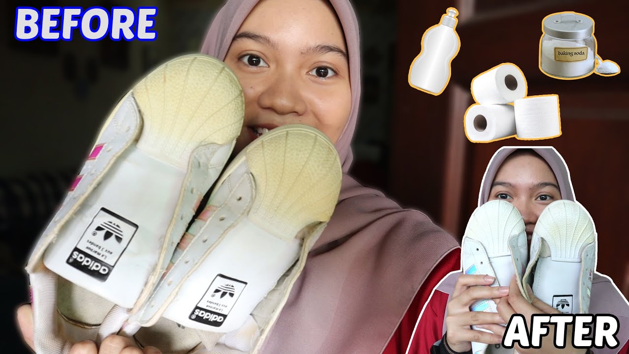 TUTORIAL CUCI KASUT PUTIH | LIFE HACK