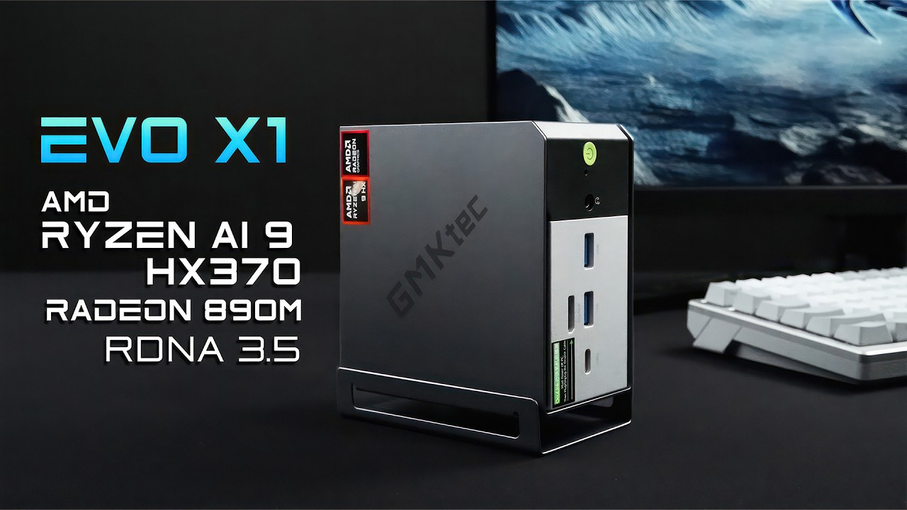 A Powerful Ryzen HX370 Mini Gaming PC! GMKtec EVO X1 First Look