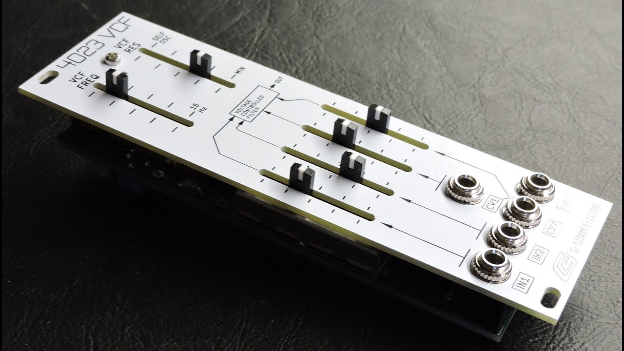 4023 VCF Eurorack Filter First Look ARP Odyssey MK1 Adaptation [Demo #1]