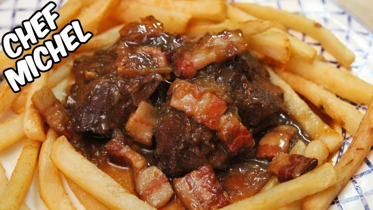 Carbonnade flamande avec frites Belges