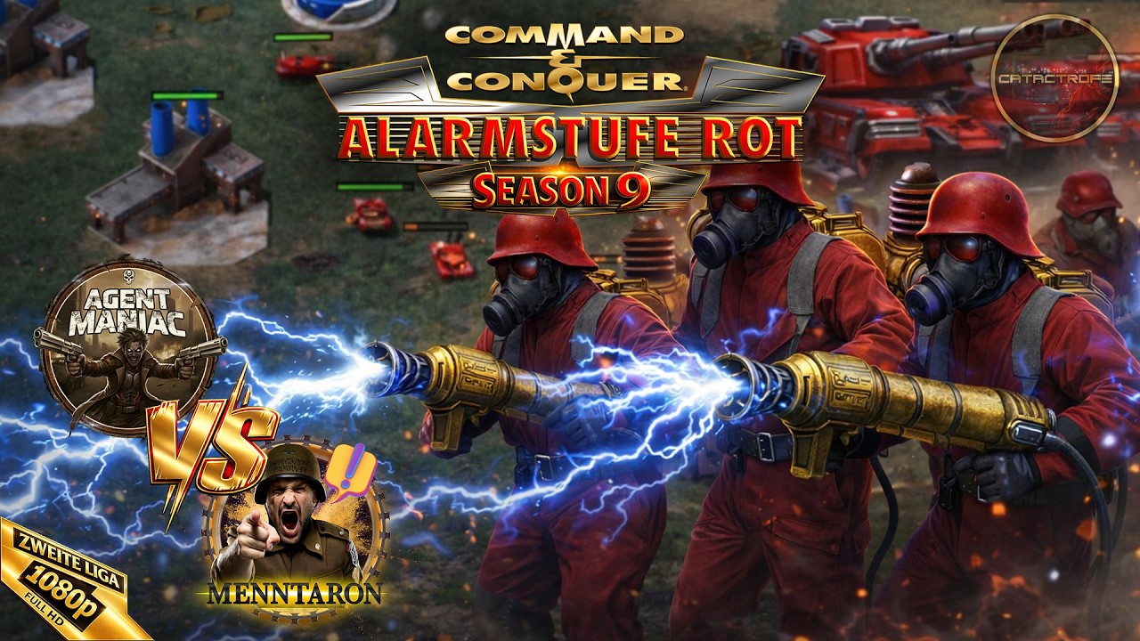 ⚡ Tesla Showdown | C&C Red Alert Classic League 2026 | Maniac vs. Menntaron
