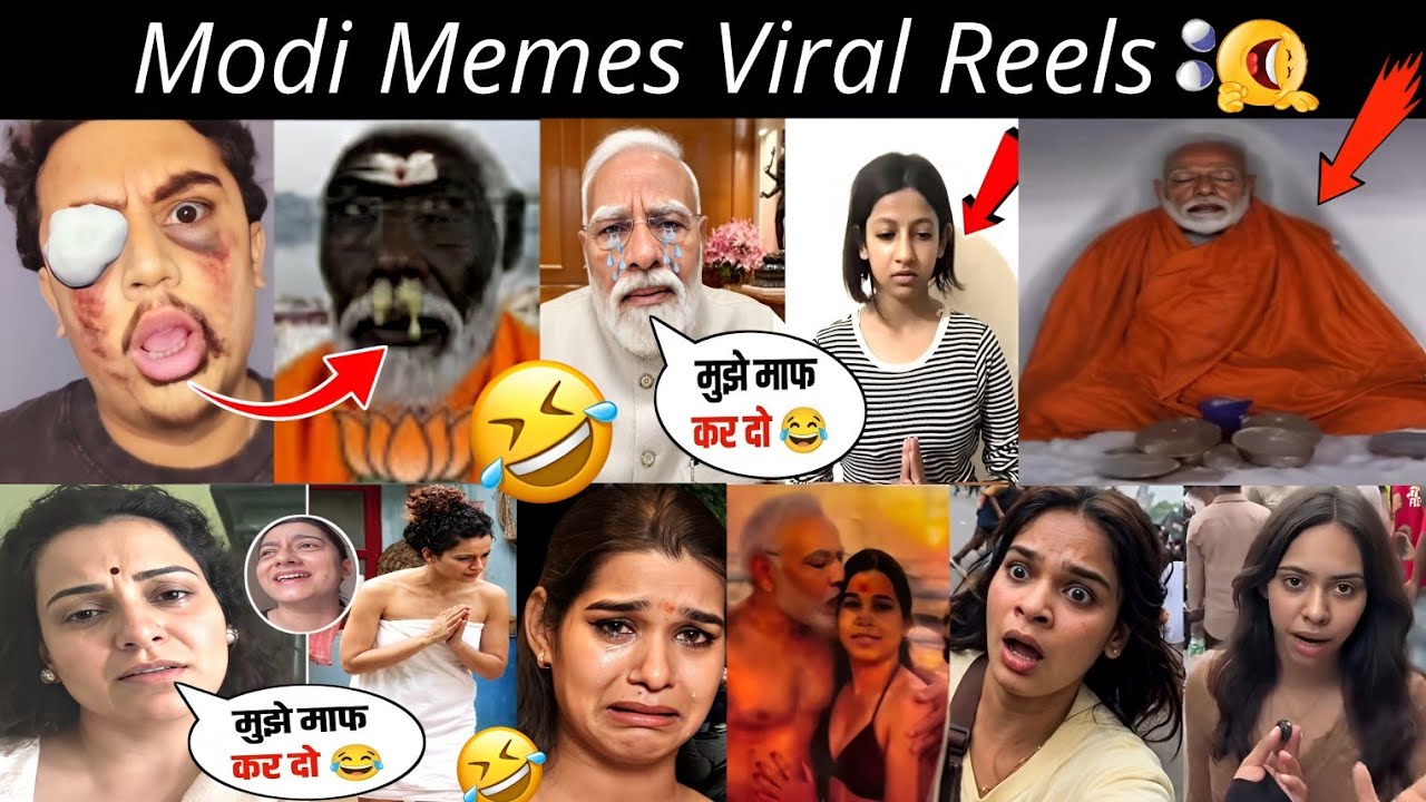 Modi Memes 😂 || Gen-Z Roast Modi Reels 😁 || Modi Viral Funny Reels