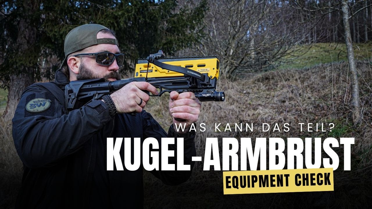 EQUIPMENT-CHECK #23 | Eine Armbrust, welche Kugeln verschiesst? | Was kann die B08 von Steambow?