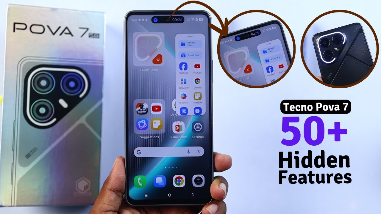 Tecno Pova 7 Tips And Tricks | Tecno Pova 7 Top 50+ Hidden Features