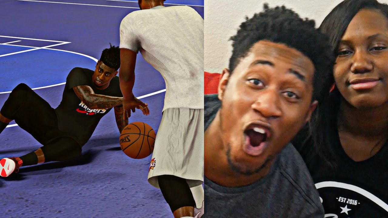 HUSBAND VS WIFE NBA 2K17 1V1 GONE SUPER WRONG! 😱😧 | StaxMontana