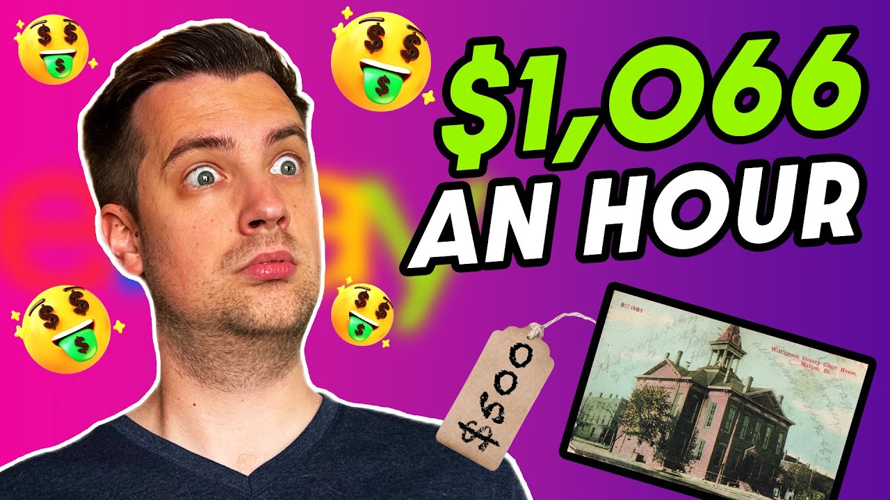 How To Price Postcards To Resell on eBay (Make $1,066 an Hour)