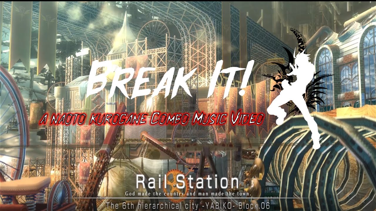 【BBCF2】Naoto Kurogane Combo Music Video [  BREAK IT!  ]