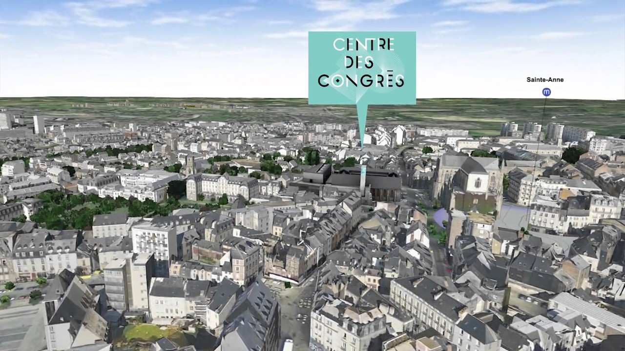 Survolez Rennes en 3D