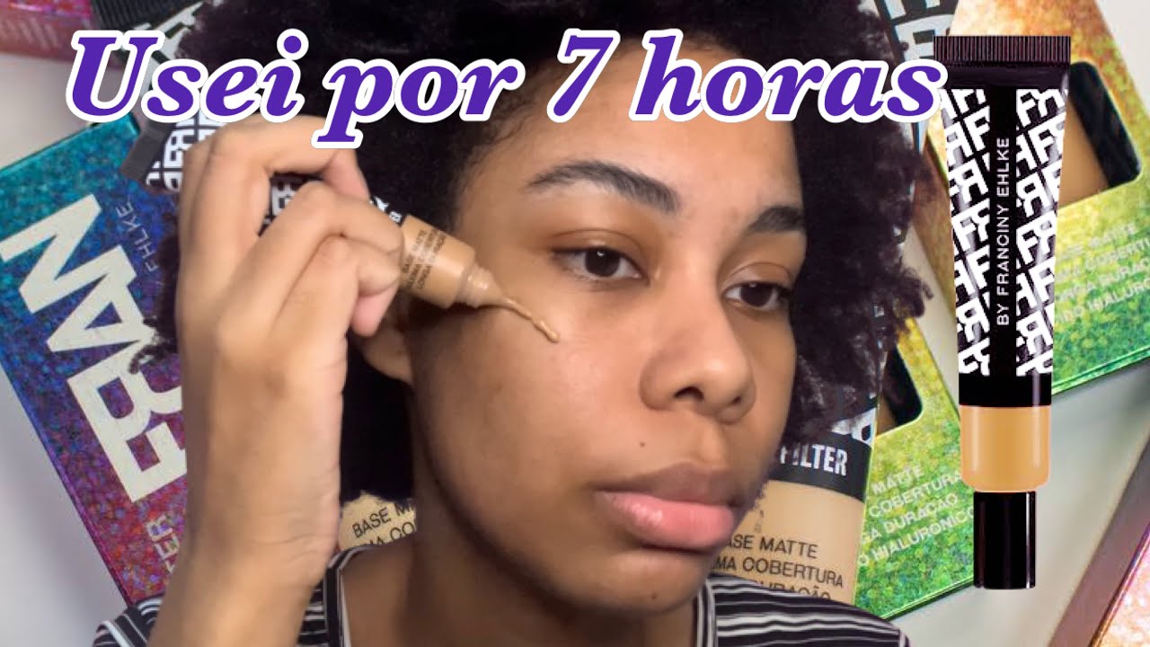 RESENHA BASE REAL FILTER FRANCINY EHLKE - PELE NEGRA | by Kleide Naira