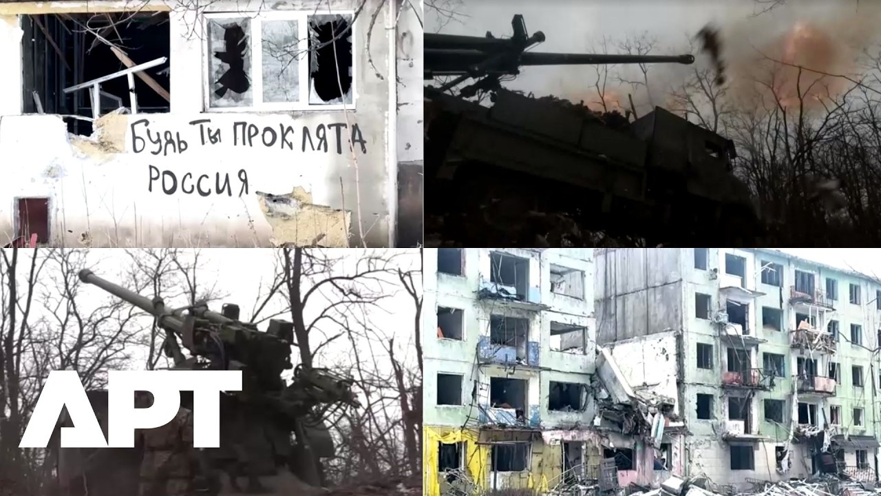 WATCH: Fighting Intensifies in Eastern Ukraine as War Enters Fifth Year | APT