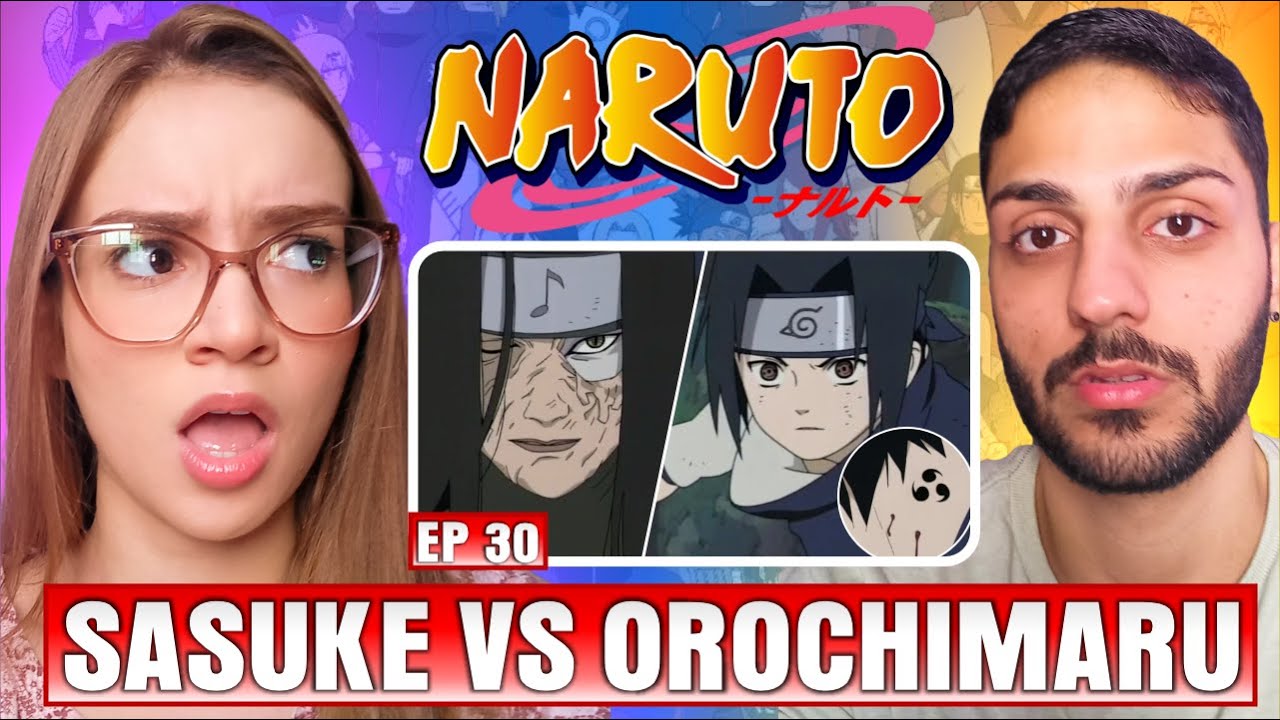 (MARCA DA MALDIÇÃO NO SASUKE! 😰) Professora de Geografia ASSISTE NARUTO｜EPISÓDIO 30｜REACT