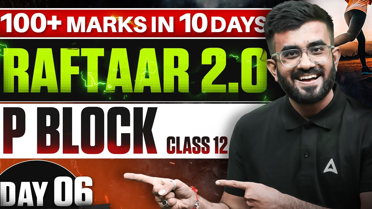 P Block Elements for Class 12 in ONE SHOT | NEET UG Exam | Nitesh Devnani