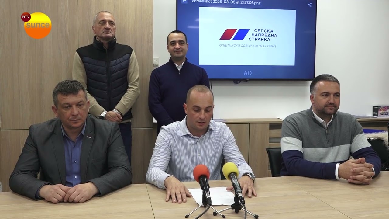 SNS proglasio pobedu - obraćanje Gorana Orlića, prvog na listi