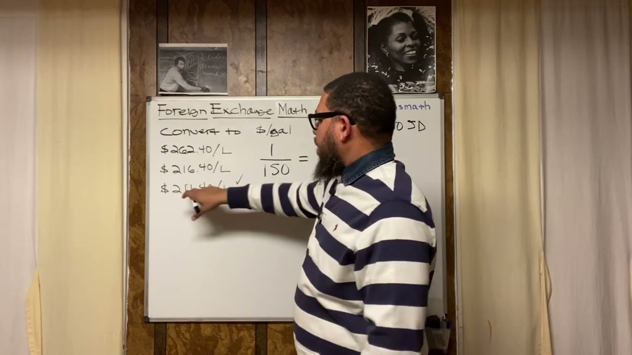 Jamaican Foreign Exchange Math @AllThisMath