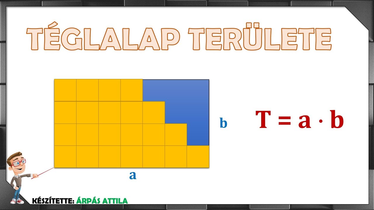 TÉGLALAP TERÜLETE (GYAKORLÓ FELADATOK)
