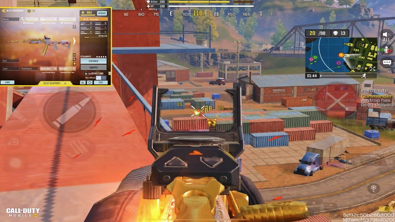 This AK-47 have ZERO AIM SHAKE in ANY RANGE 🤯 | Best AK-47 GUNSMITH in CODM BR