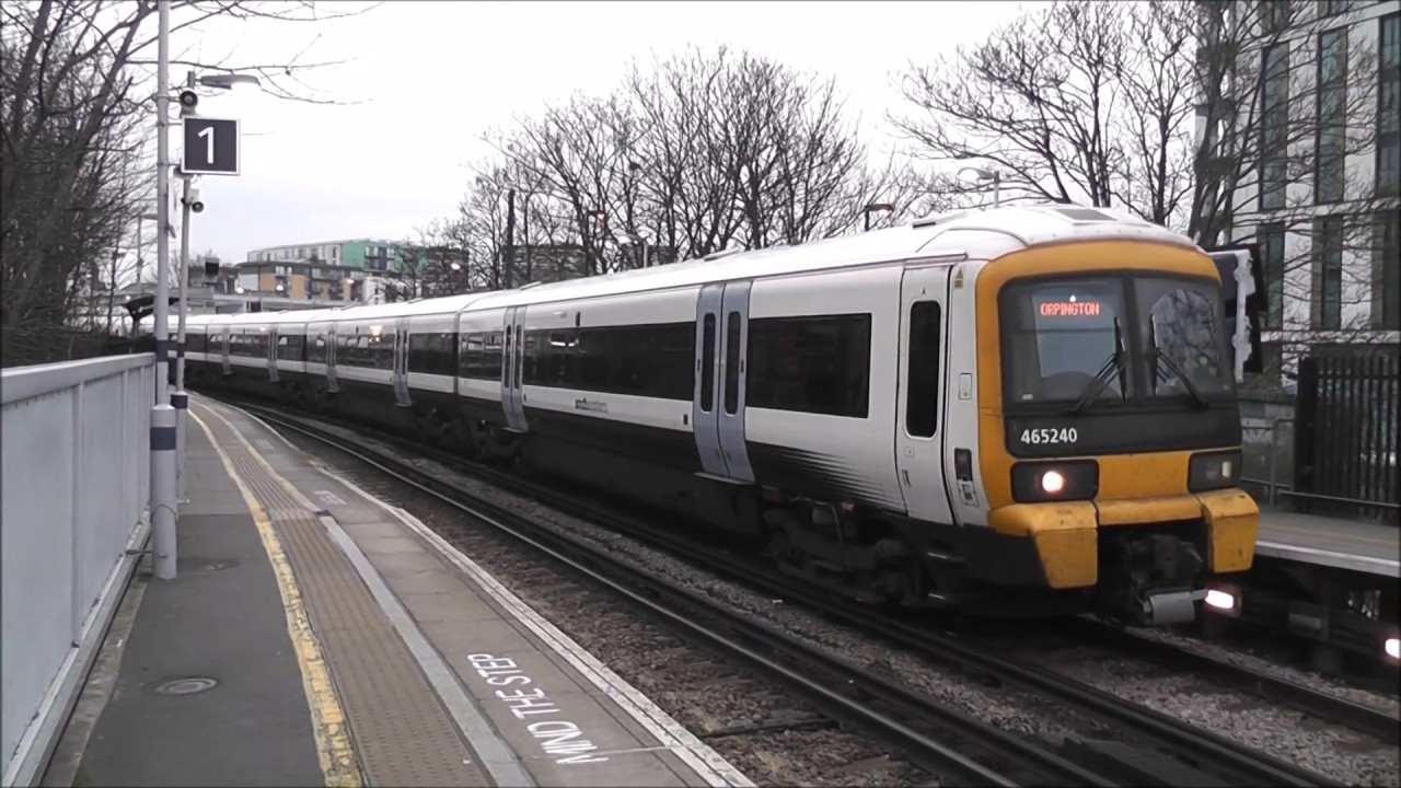 Trains at Lewisham
