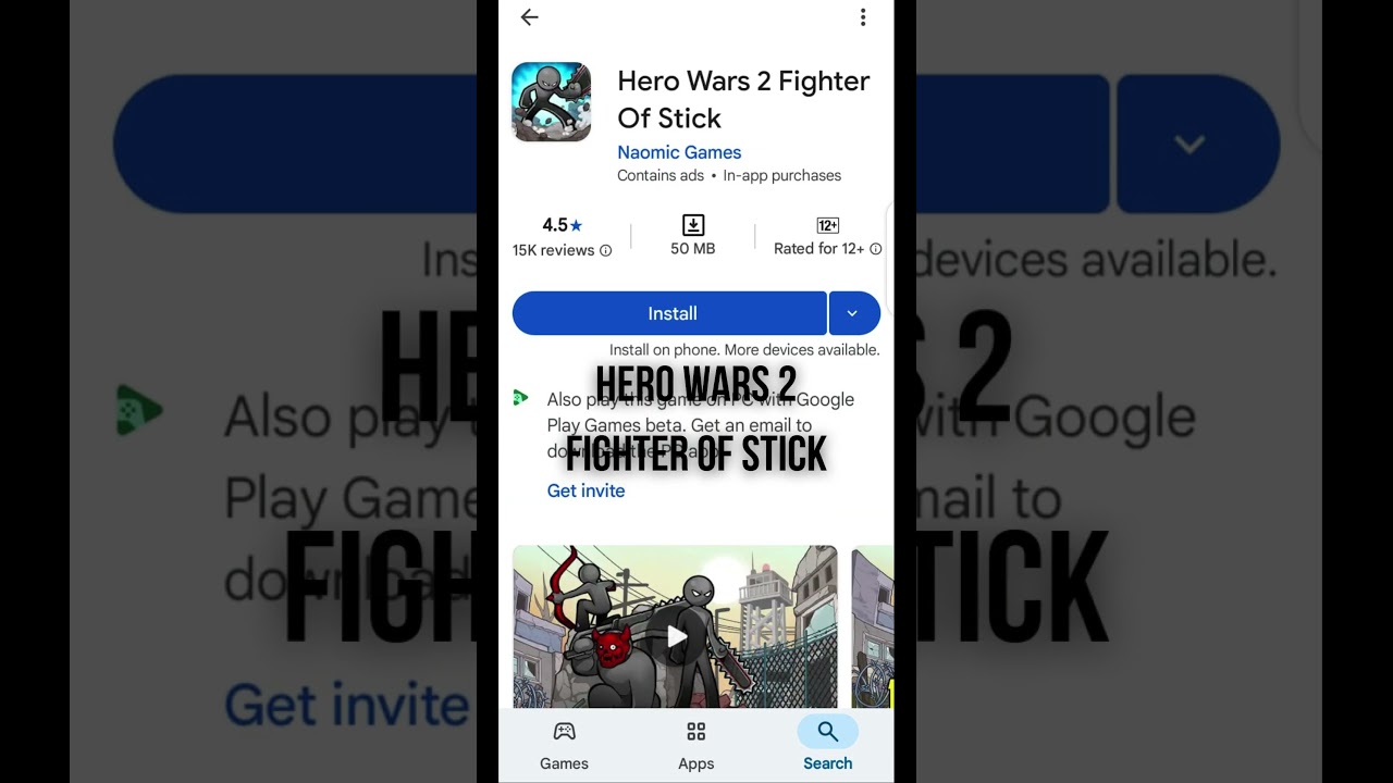 Top 5 best stickman fighting games #games #playstore #shorts #short #viralshort
