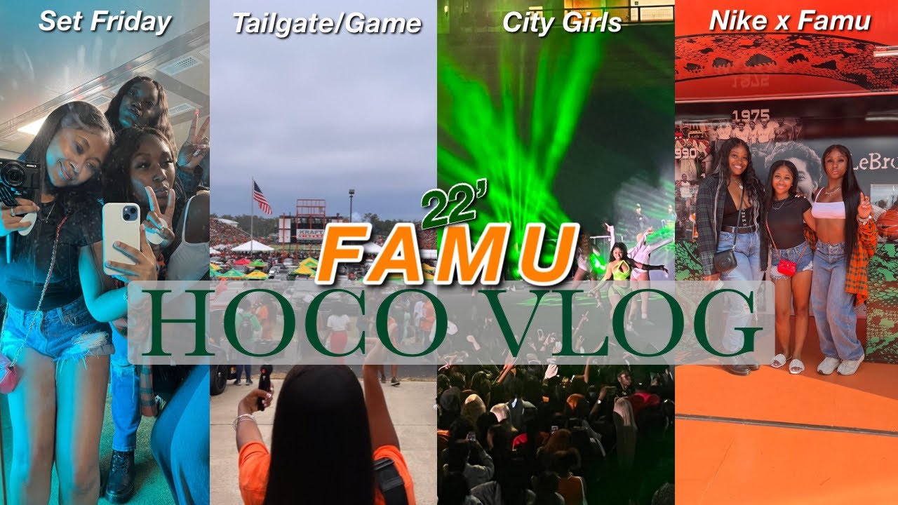FAMU HOMECOMING 2022 VLOG! FT. NIKE, SET FRIDAY, CITY GIRLS AND MORE!  | Nyla Symone