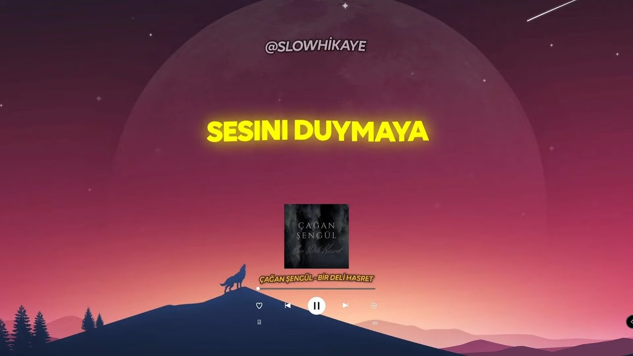 &Ccedil;ağan Şeng&uuml;l - Bir Deli Hasret ( S&ouml;zleri / Lyrics )