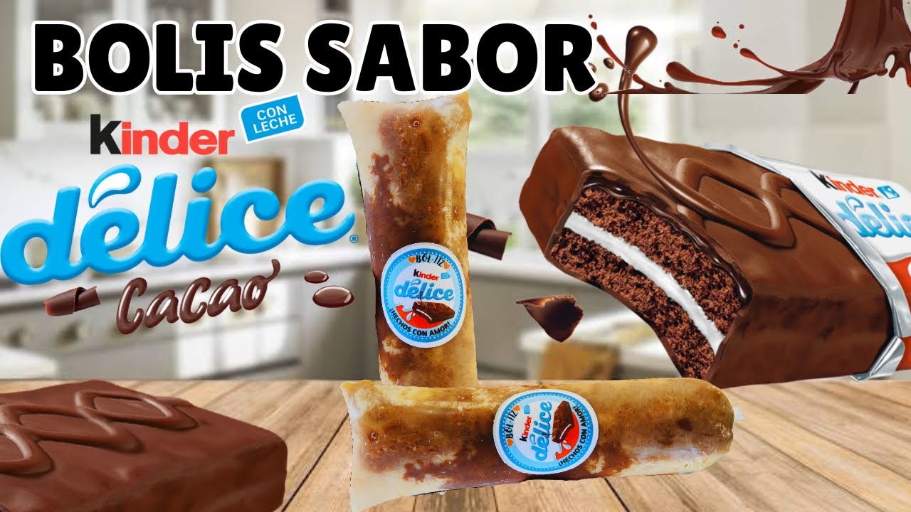 BOLIS SABOR kINDER DELICE |Receta para tu  Negocio /con TRUCO