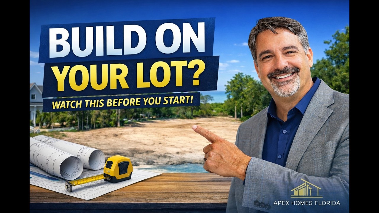 Build on Your Lot in Northeast Florida: What Buyers Must Know Before Starting | Apex Homes Florida