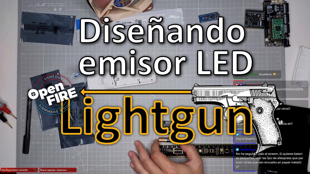KiCAD OpenFire lightgun led emitter - development
