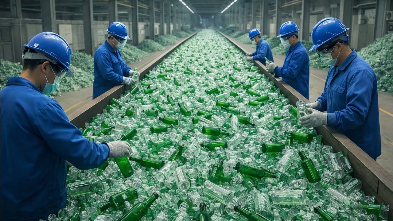 Incredible Recycling Process: How Old Glass Bottles Are Turned Into Medicine Bottles
