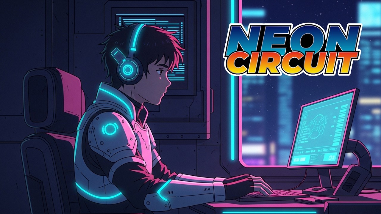 Lo Fi Beats for Digital Focus | Retrofuturistic Hero Aesthetic