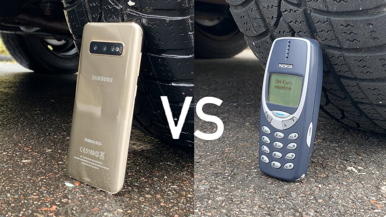 Samsung Galaxy S10 vs Nokia 3310 vs CAR