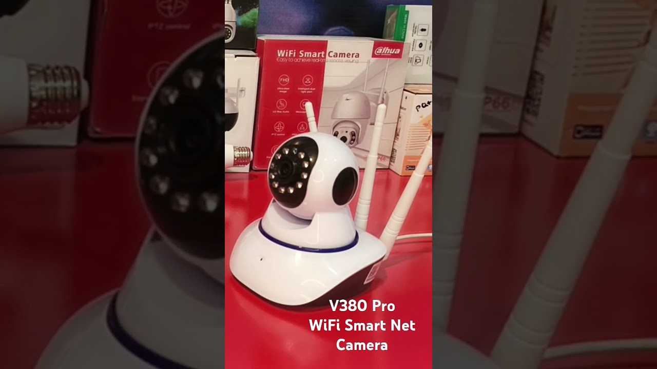V380 Pro Wifi Smart Net Camera With Three Signal Antenna 