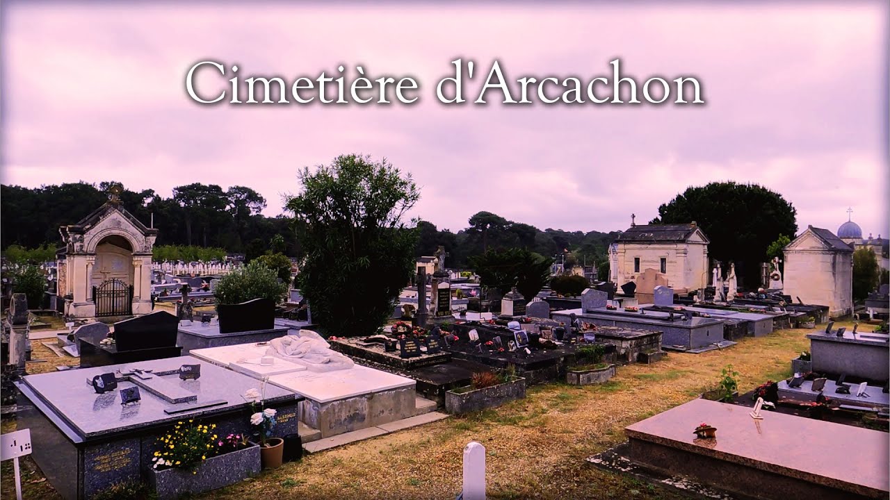 Arcachon Cemetery (4K) | France Walking Tour