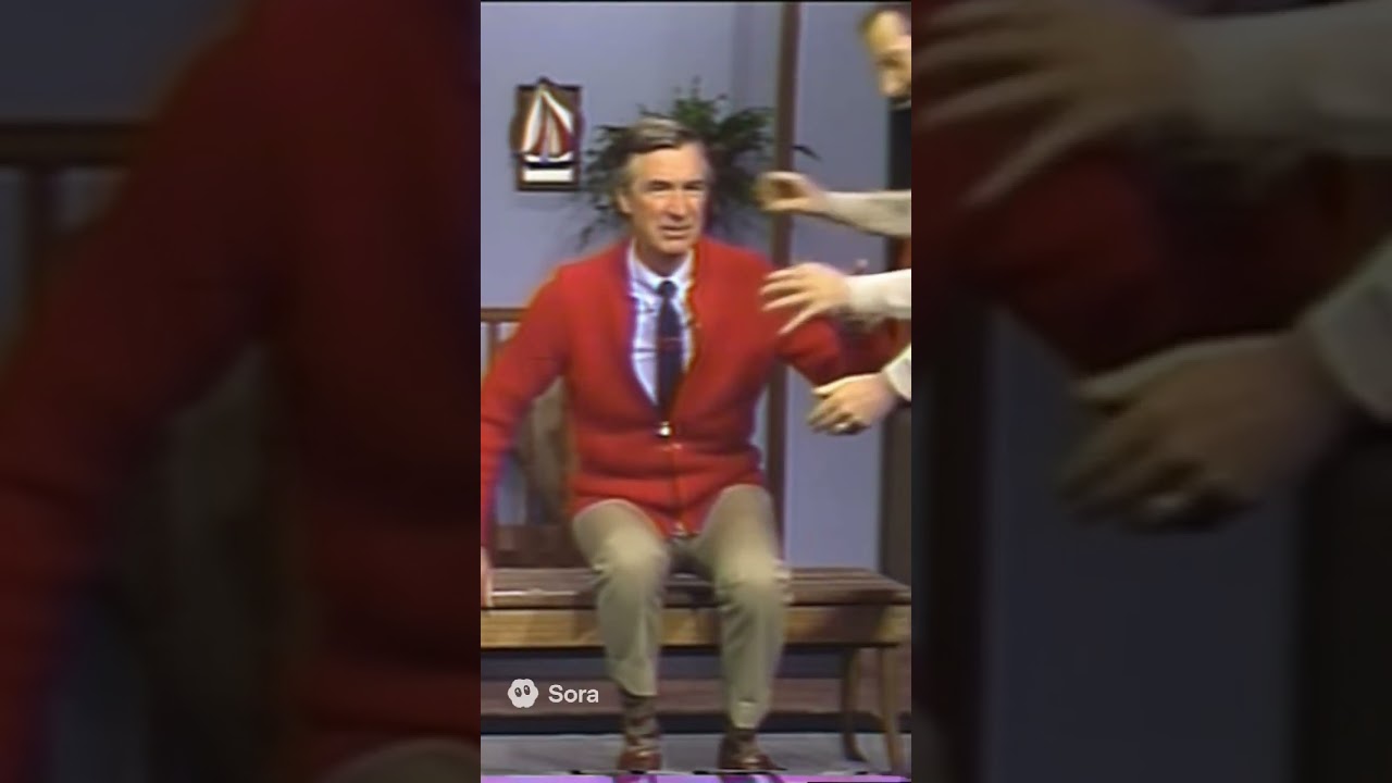 Mr Rogers Crashes Out #mrrogers #aivideo #sora #sora2 #aimemes #openai #funny #chatgpt