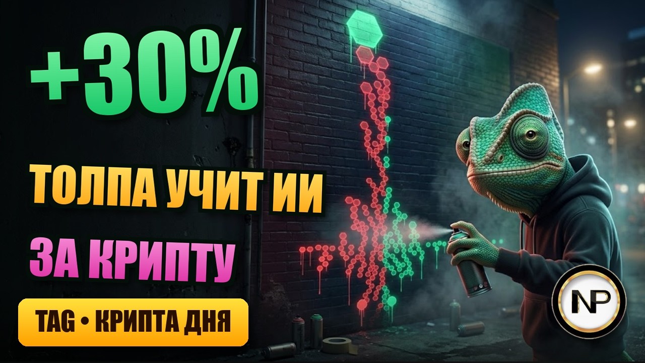 Токен из экосистемы Трампов? Tagger +30%. И что Пуэлл-мультипл говорит о дне битка