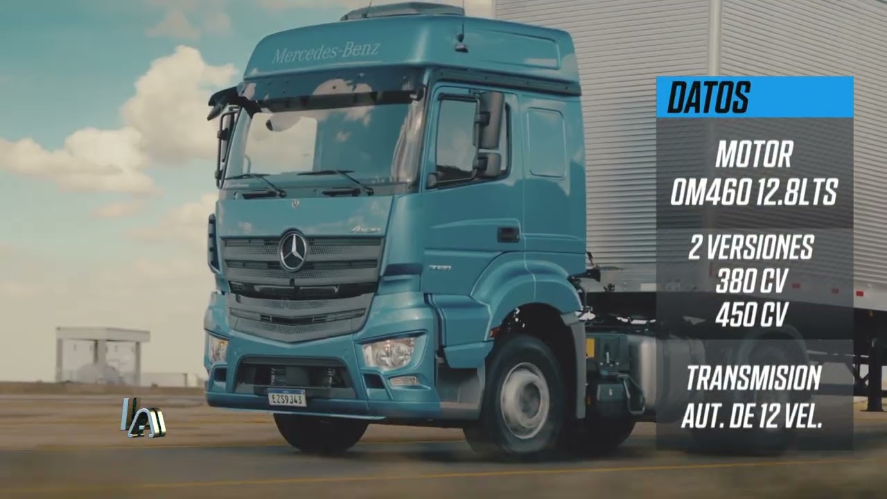 Mercedes Benz Camiones y Buses lanzao el nuevo camion AXOR. Informe Automotor Patricio Hiquis