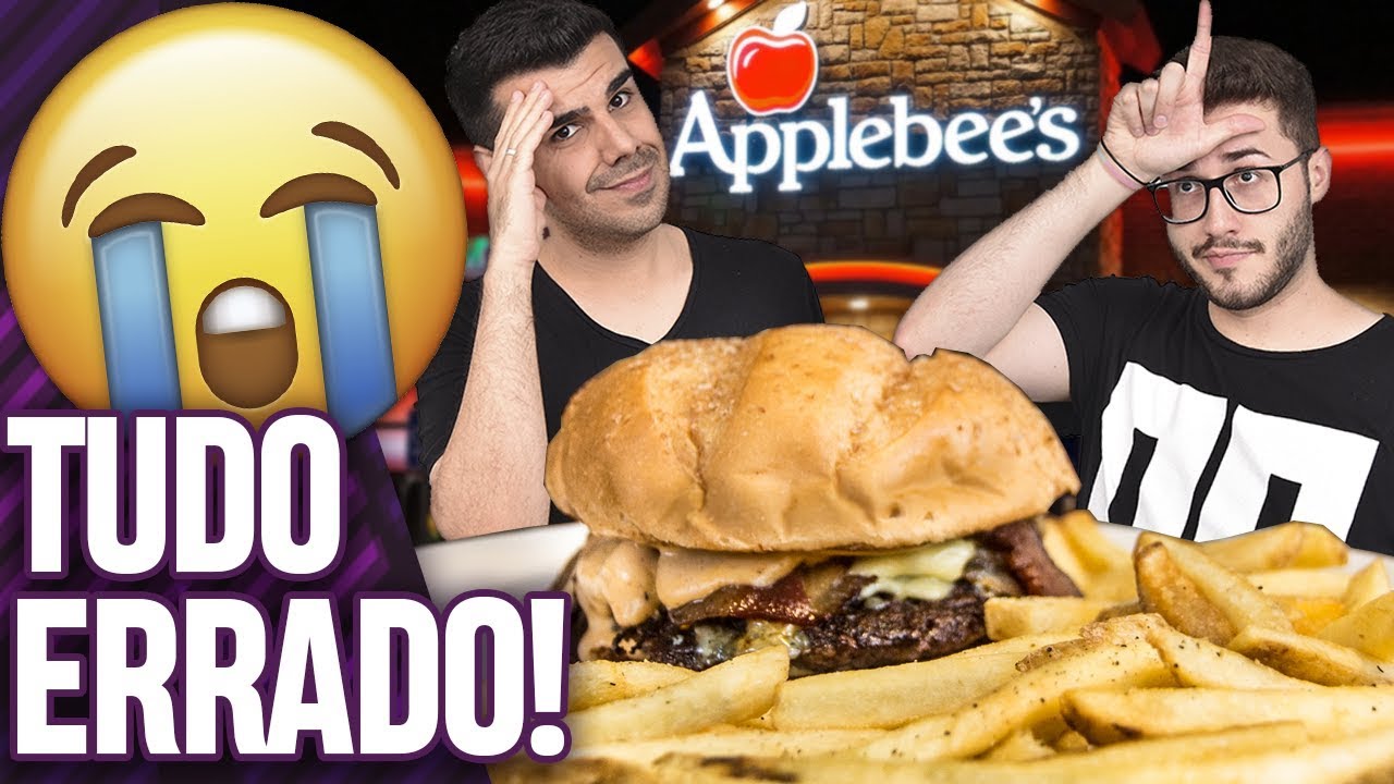 FOMOS NO APPLEBEE'S E NOS ARREPENDEMOS DO PEDIDO! | Virou Festa