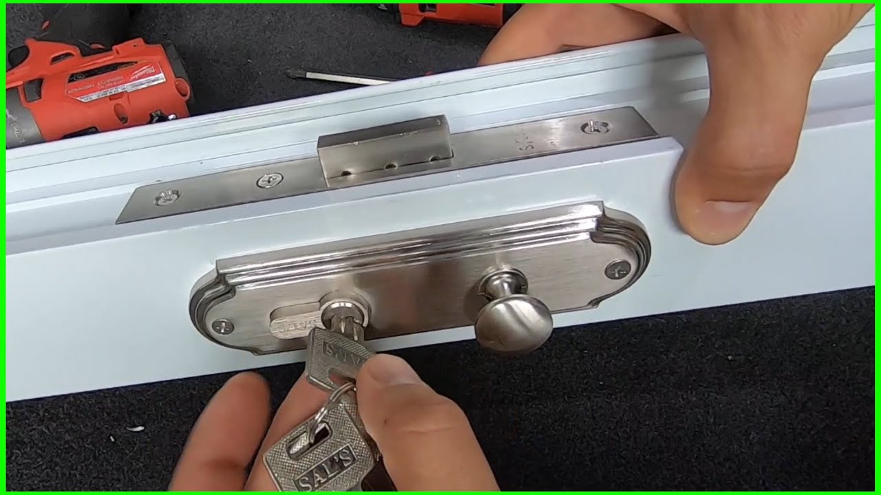 Como Instalar una cerradura para ventana casement fácilmente