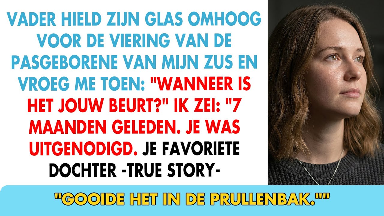 Moeder zei: “De baby van je zus wordt perfect. Wanneer jij?” Ik zei: “Het is al gebeurd..”