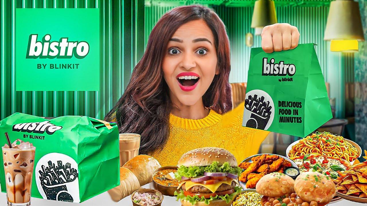 We ordered entire Blinkit Bistro Menu 😍