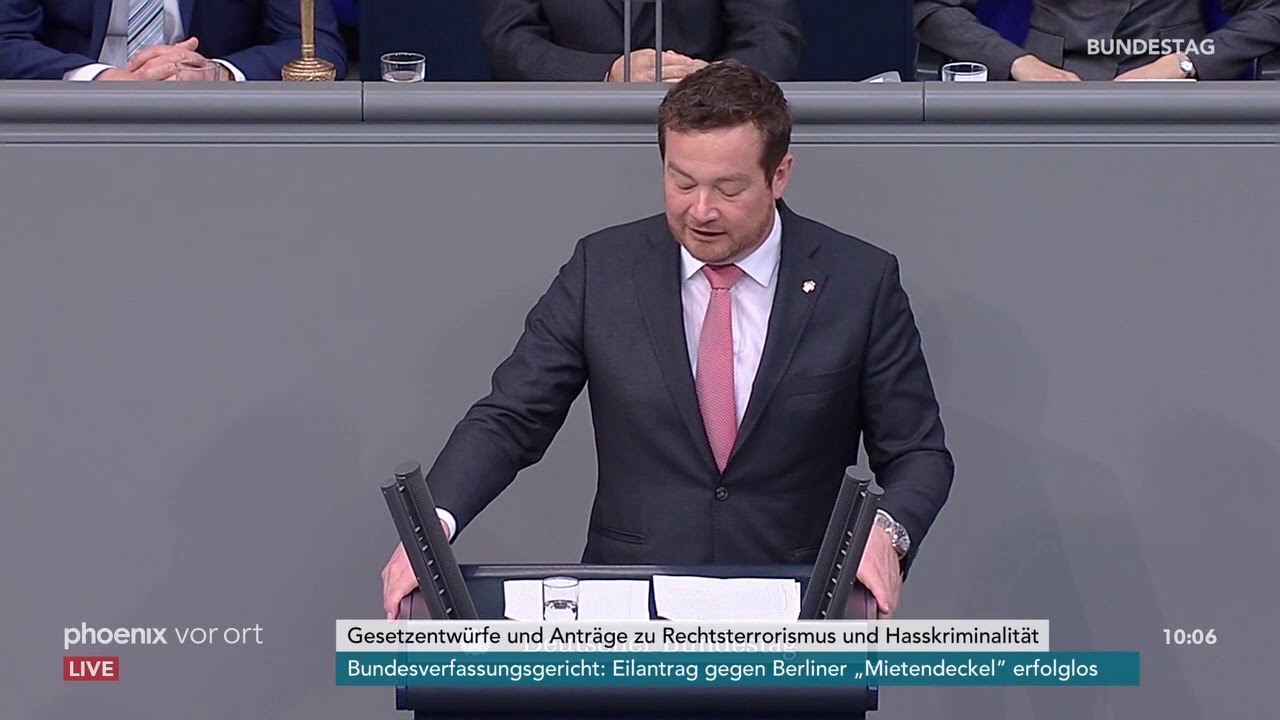 Uli Gr&ouml;tsch (SPD) zu Rechtsterrorismus und Hasskriminalit&auml;t am 12.03.20