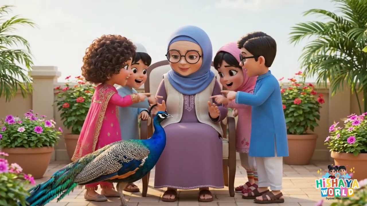 Nani Teri Moorni Ko Moor Le Gaye 🦚 | Fun Kids Rhyme | Hishaya World