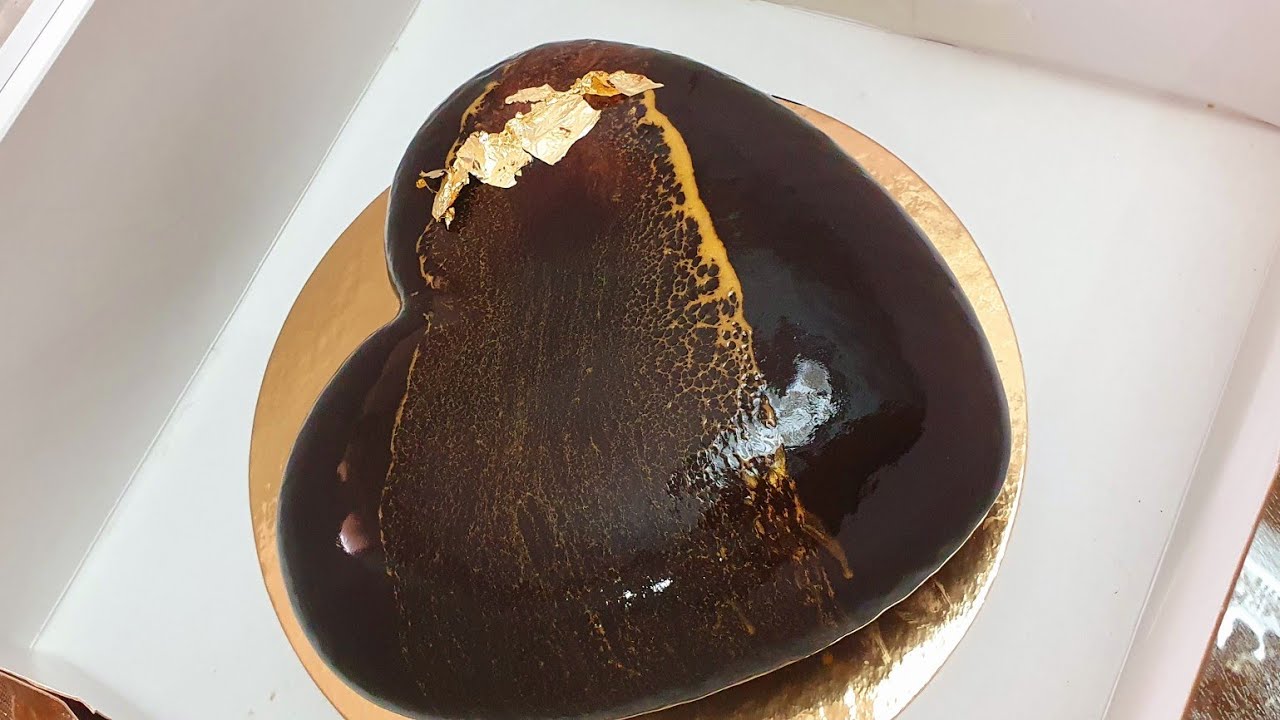 entremet royal chocolat noir cœur bombé