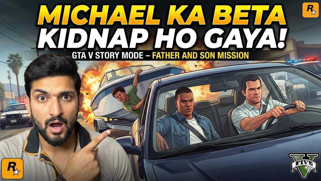 Michael Ka Beta Kidnap Ho Gaya?! 😱 | GTA V